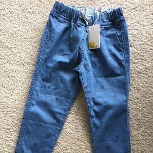 Mini Boden pull on polka dot jeans